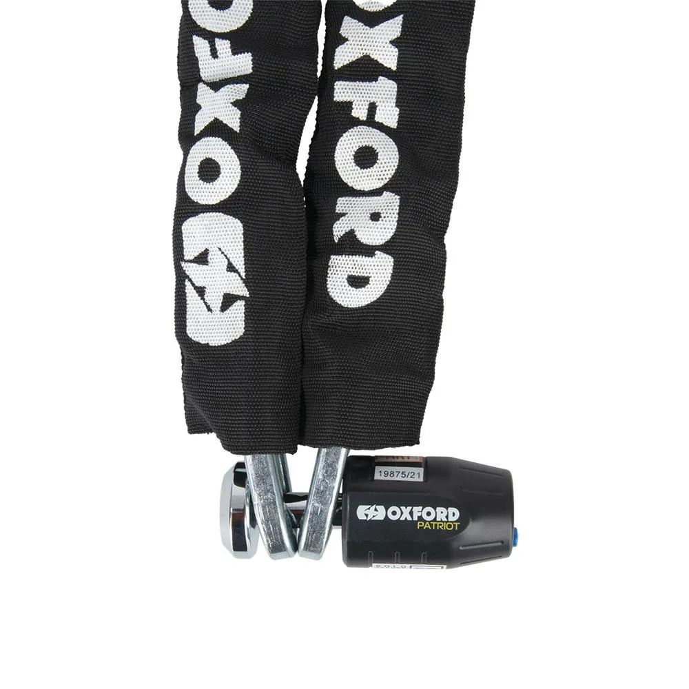 Produkt bilder Oxford Patriot 12mm med kedja/kätting 1.5m SSF-godkänd