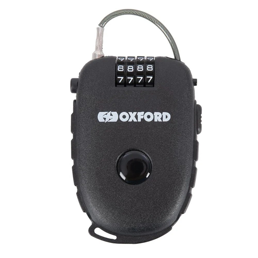 Produkt bilder Oxford Infällbart Kabellås 75cm - Hjälmlås/klädlås