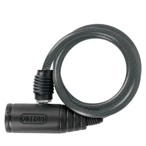 Oxford Bumper Cable Lock Smoke 6mm X 600mm