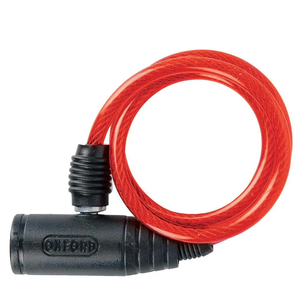 Produkt bilder Oxford Bumper Cable Lock Red 6mm X 600mm