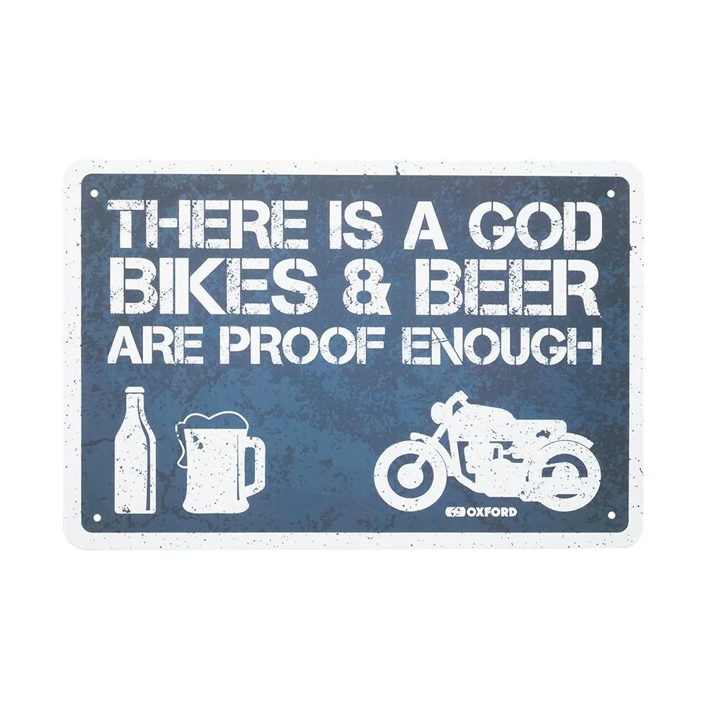Produkt bilder Oxford Garage Metal Sign: There Is A God