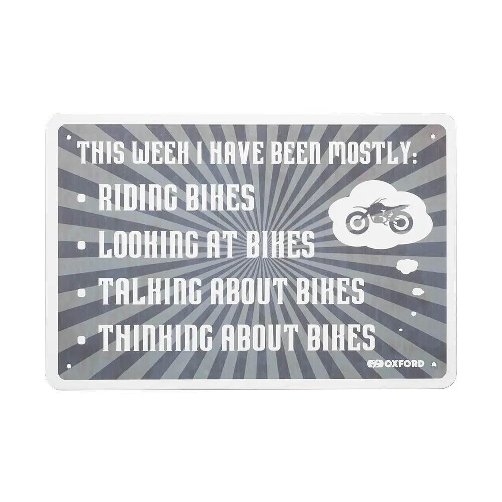 Produkt bilder Oxford Garage Metal Sign: This Week