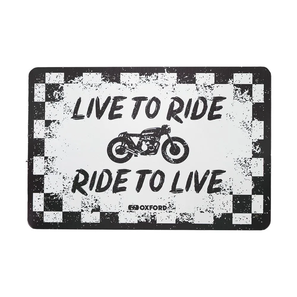 Produkt bilder Oxford Garage Metal Sign: Ride
