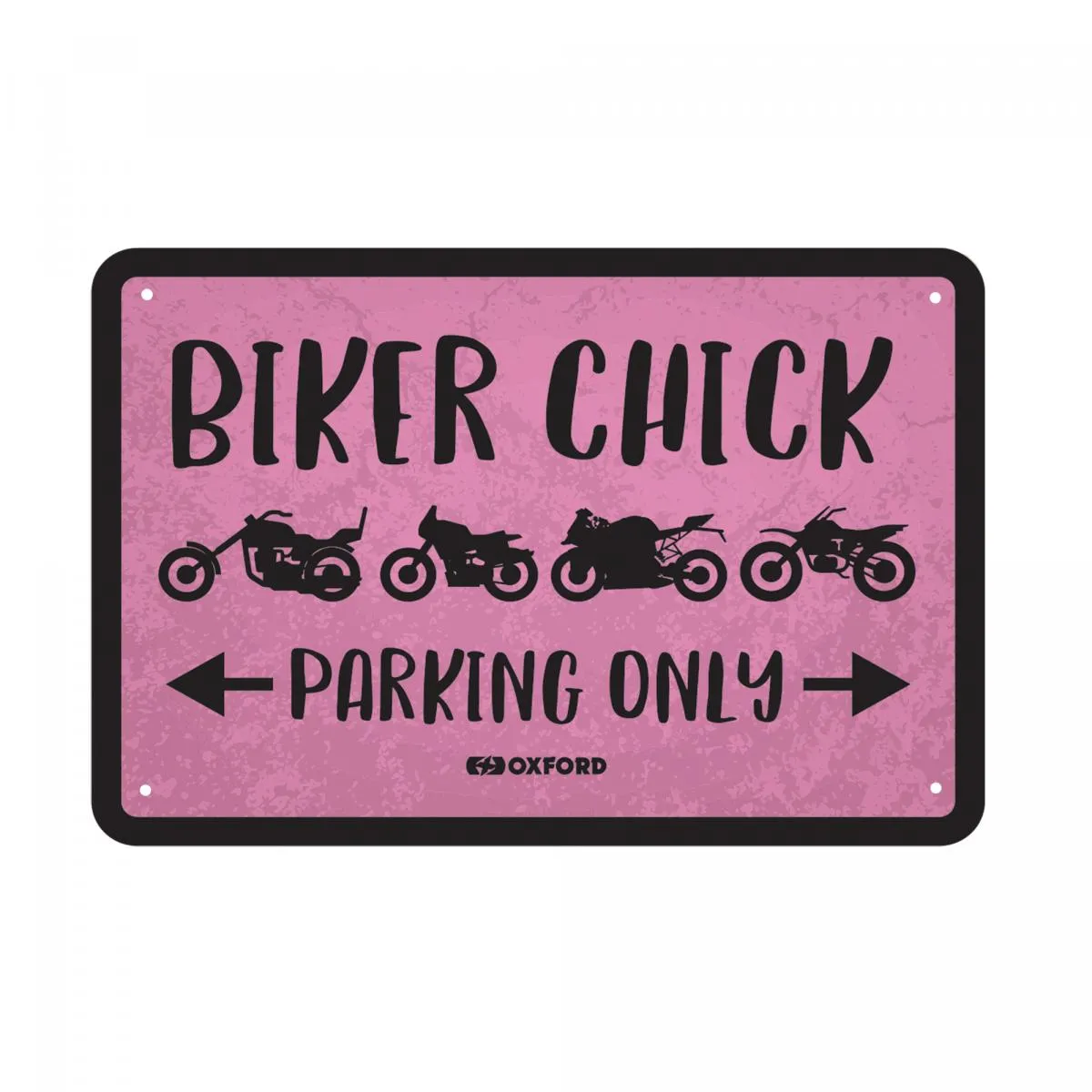 Produkt bilder Oxford Garage Metal Sign: Biker Chick