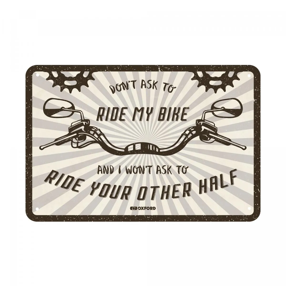 Produkt bilder Oxford Garage Metal Sign: Dont Ask To Ride My Bike