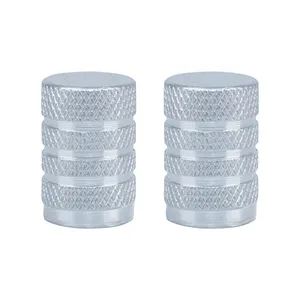 Oxford Gripper Valve Caps Silver