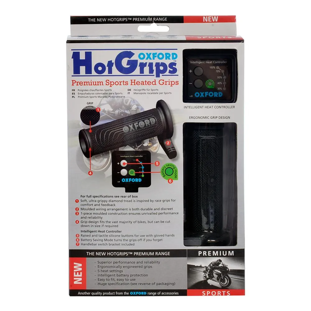 Produkt bilder Oxford Hotgrips Premium Sports With V8 Switech