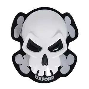 Oxford Skull Knee Sliders Vit