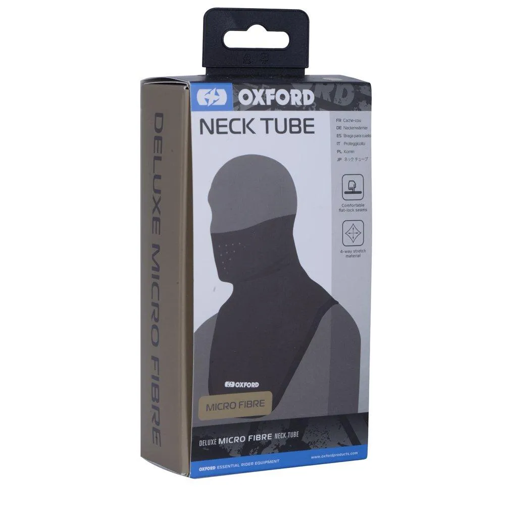 Produkt bilder Oxford Deluxe Neck Tube Micro Fibre Svart