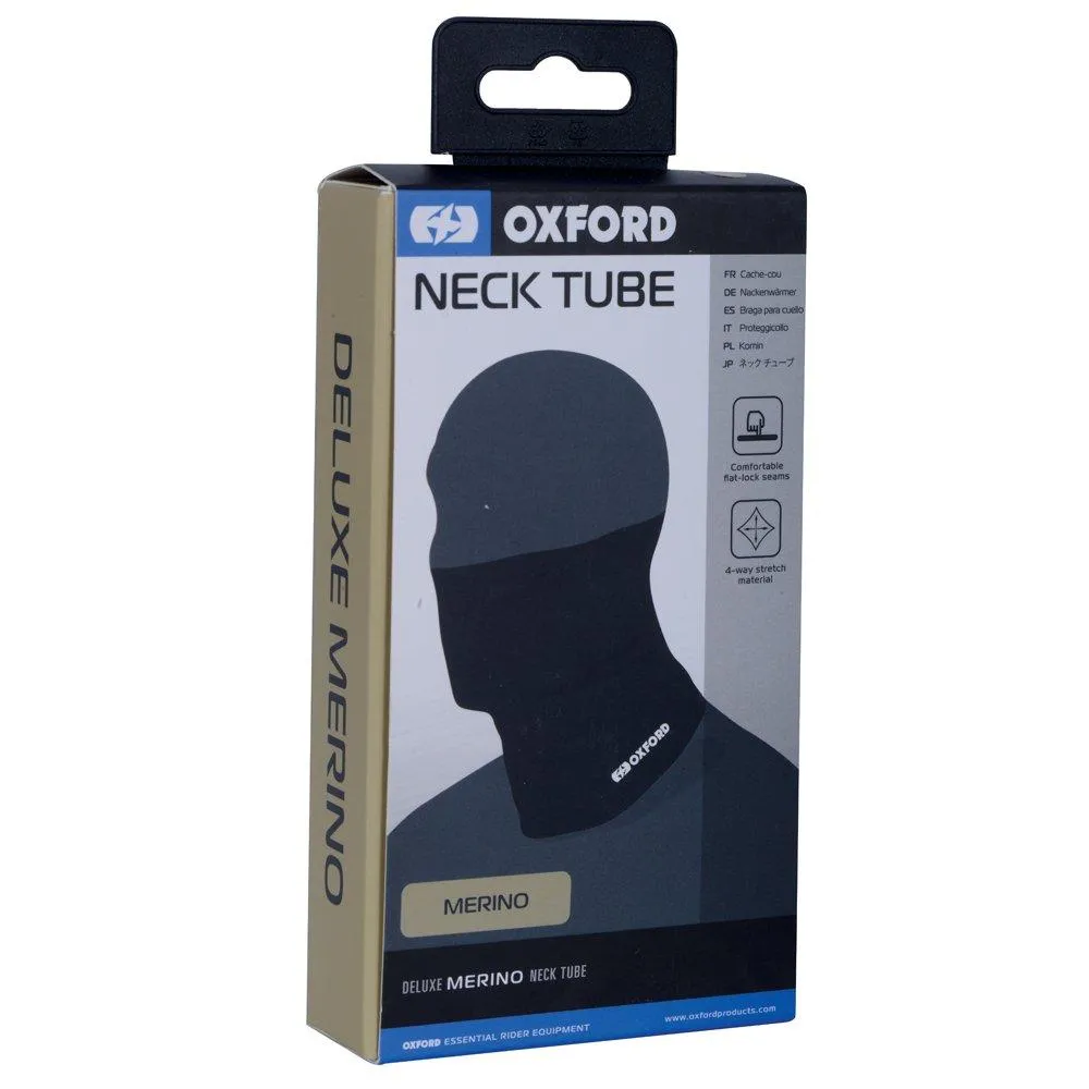 Produkt bilder Oxford Deluxe Neck Tube Merino Svart