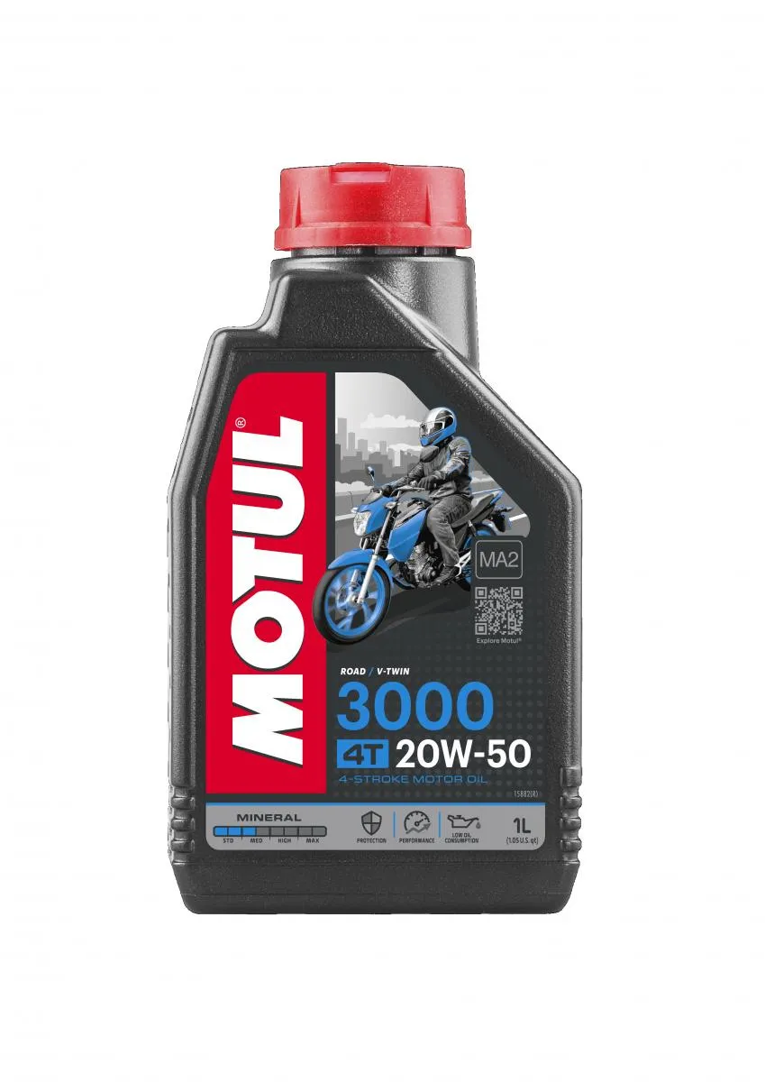 Produkt bilder Motul 3000 4t 20w 50 1 L 12st/Kartong