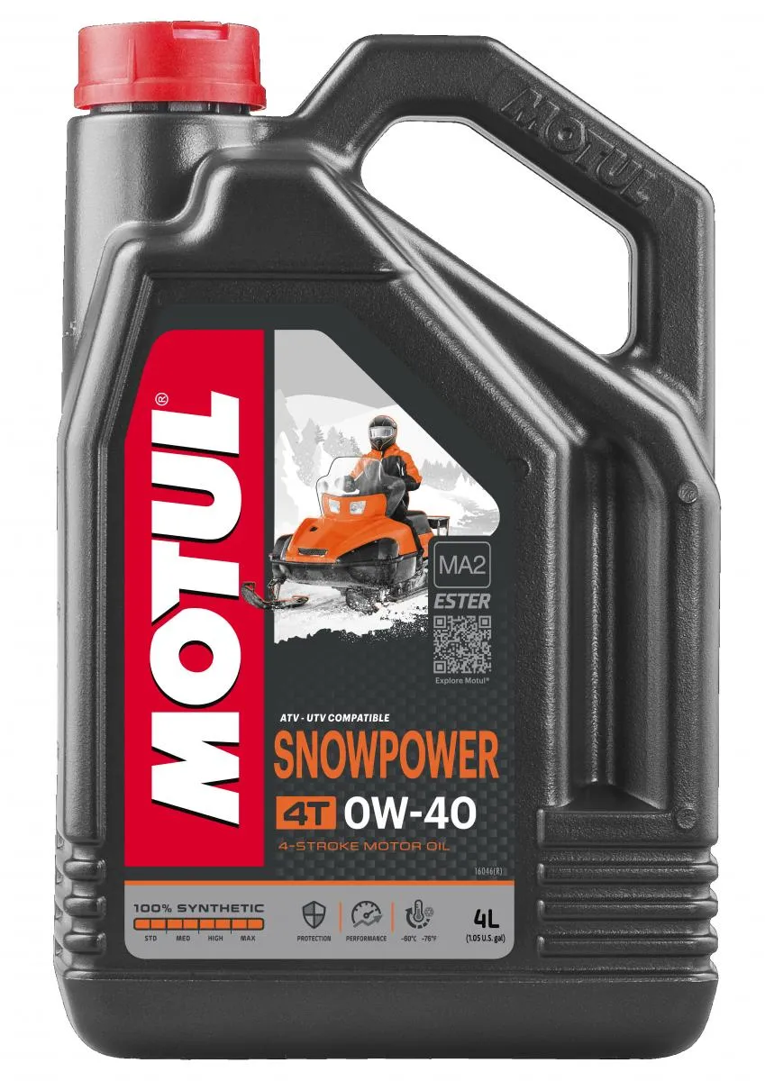 Produkt bilder Motul Snowpower 4t 0w 40 4 L 4st/Kartong