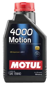 Motul 4000 Motion 15w40 1l 12st/Kartong