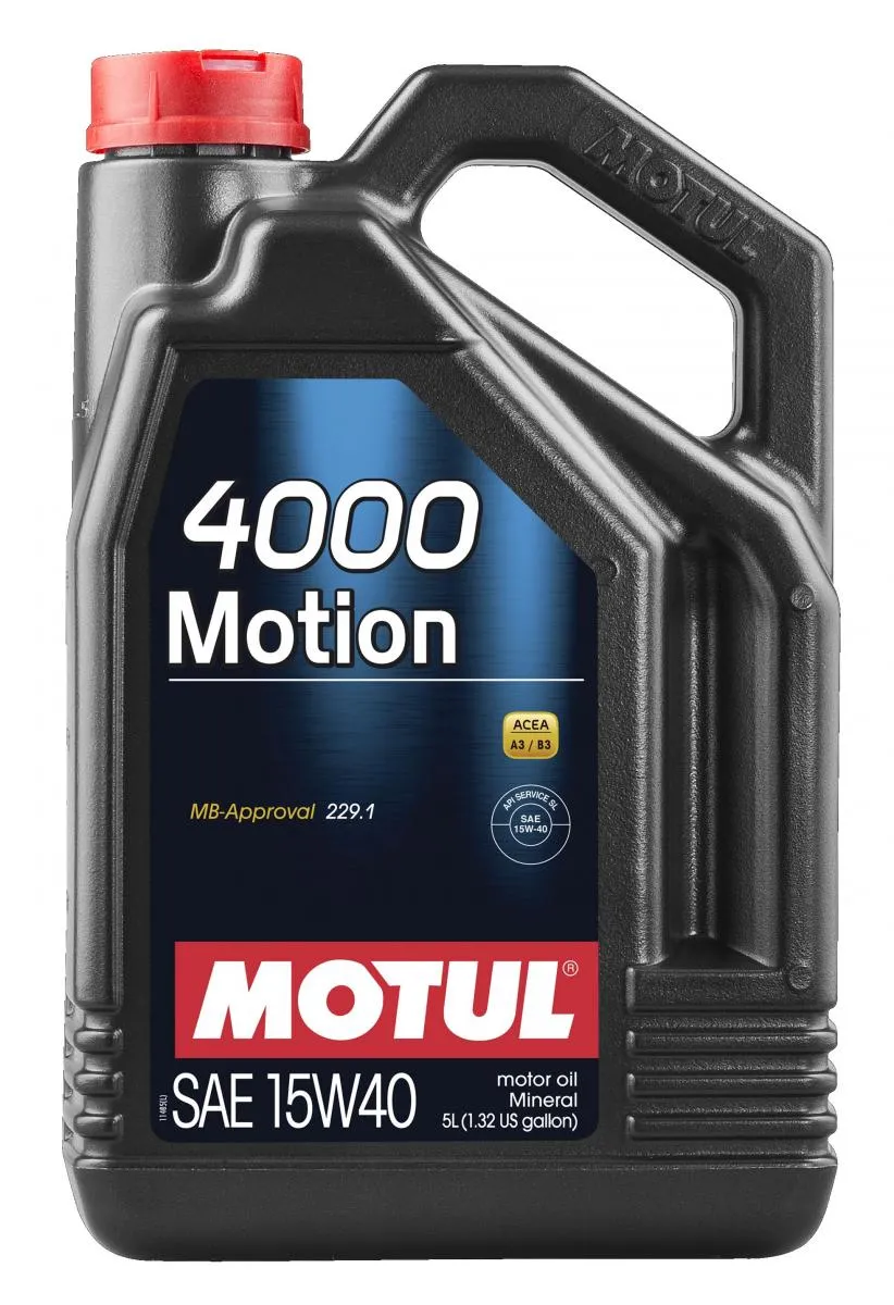 Produkt bilder Motul 4000 Motion 15w40 5l 4st/Kartong