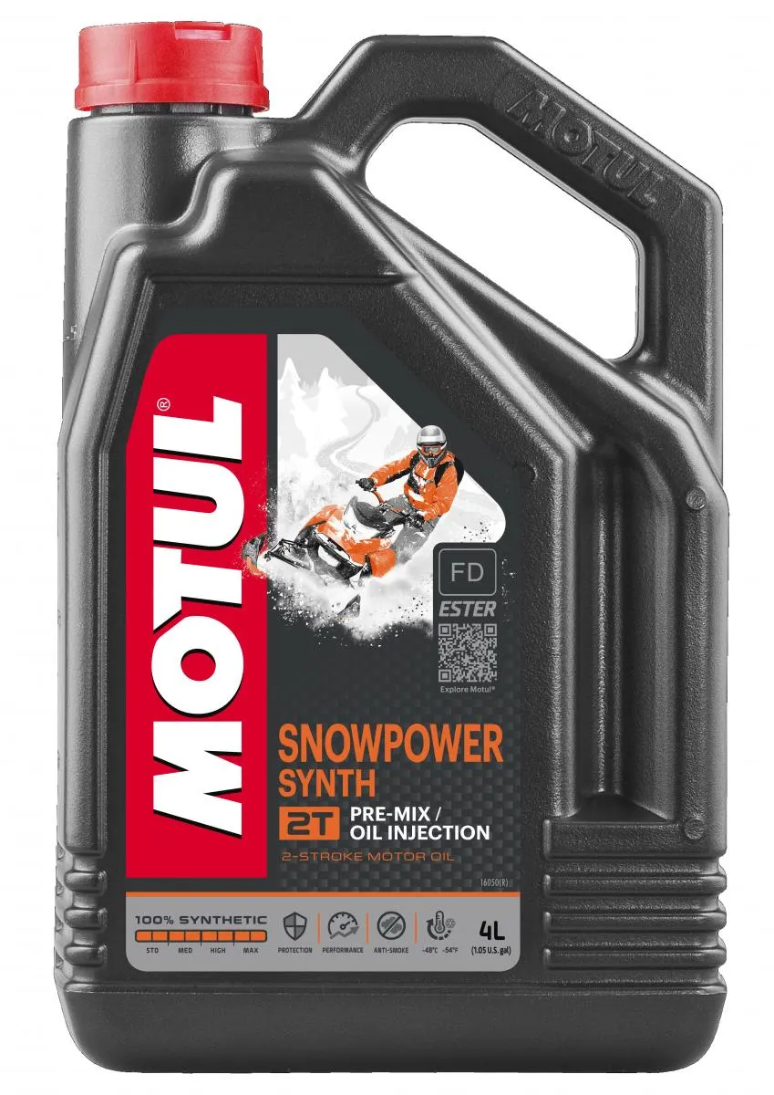 Produkt bilder Motul Snowpower Synth 2t 4 L 4st/Kartong