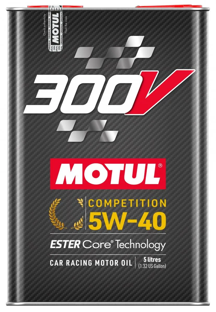 Produkt bilder Motul 300v Competition 5w 40 5l 4st/Kartong