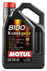 Motul 8100 X Cess Gen2 5w 40 5l