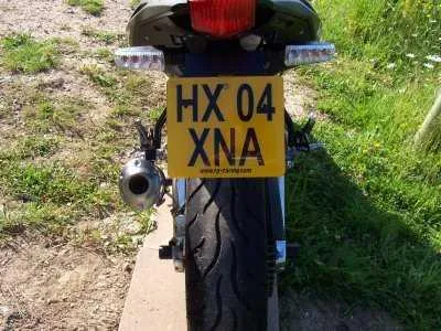 Produkt bilder Licence Plate Holder Aprilia Rs 125 06  For 10  Bikes Can Only Use Micro Indicators