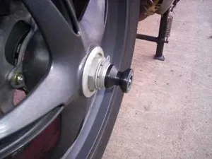 Rear Spindle Sliders Triumph Tiger 1050 07  Does Not Fit Sport Model   Use Ss0038bk