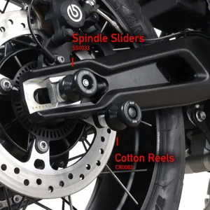 Rear Spindle Sliders Triumph Tiger 900 Gt/Rally 20  / 850 Sport 21  / 800 / 800 Xrx / 800 Xcx / 800 Xca