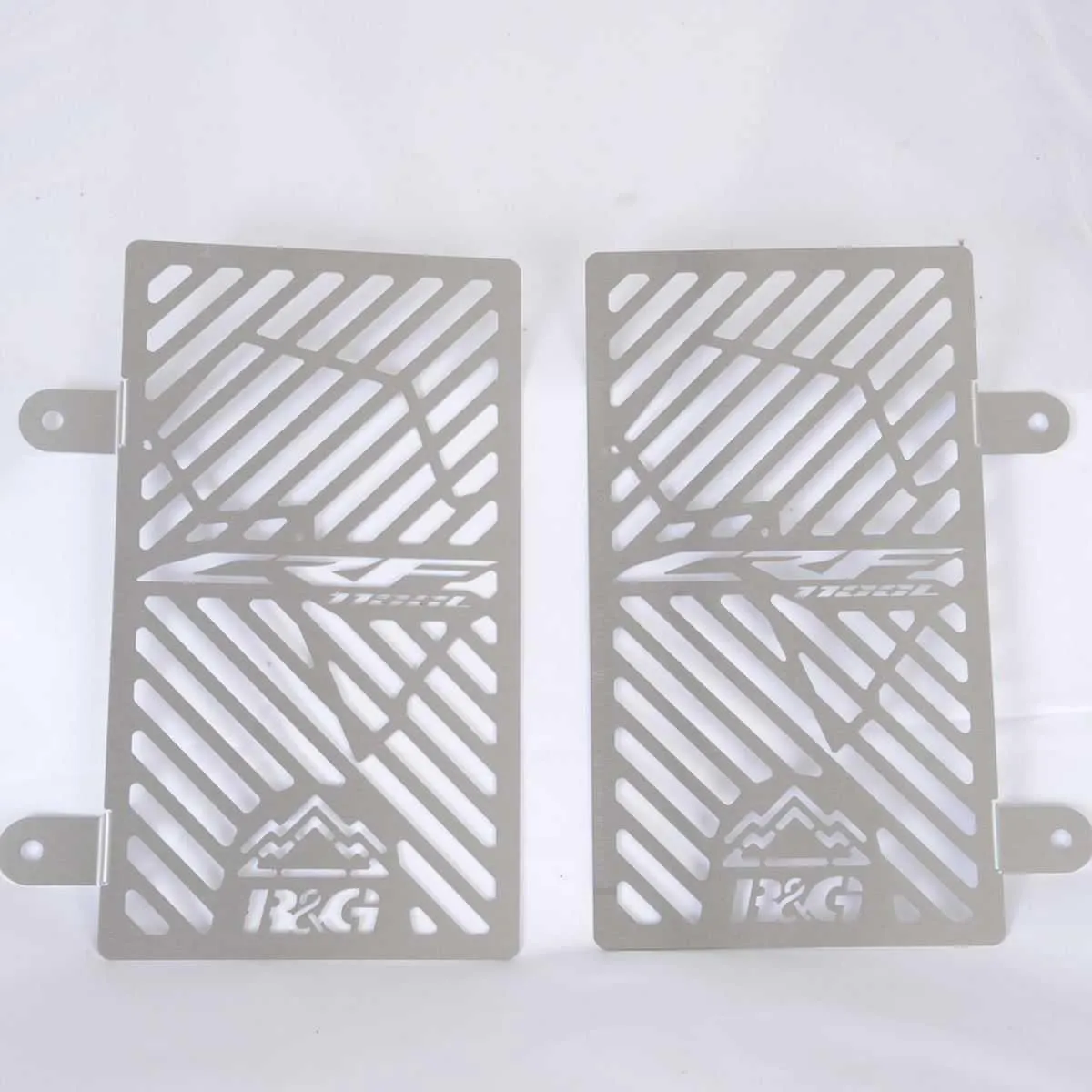 Produkt bilder Branded Radiator Guards Pair Stainless Honda Crf1100l Africa Twin 20  / Africa Twin Adventure Sports 20 