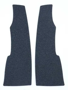 Ridged Grips: Clear Pair 23x8 Cm Each