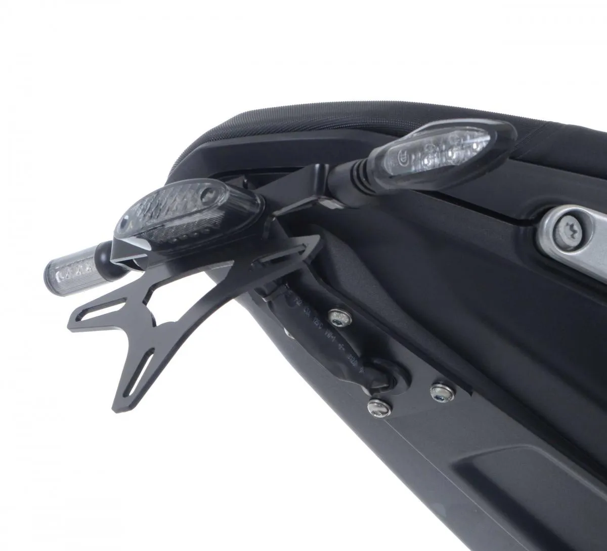 Produkt bilder Licence Plate Holder Ktm 790 Duke 18  / 890r Duke Wide Model   Includes Rg Stop/Tail Light  Exhaust Heat Shield