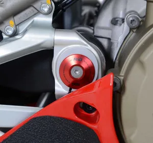 Frame Plug Single Left Or Right Side Swingarm Pivot Black Ducati Panigale V4 / V4s / Speciale / Streetfighter V4 20 