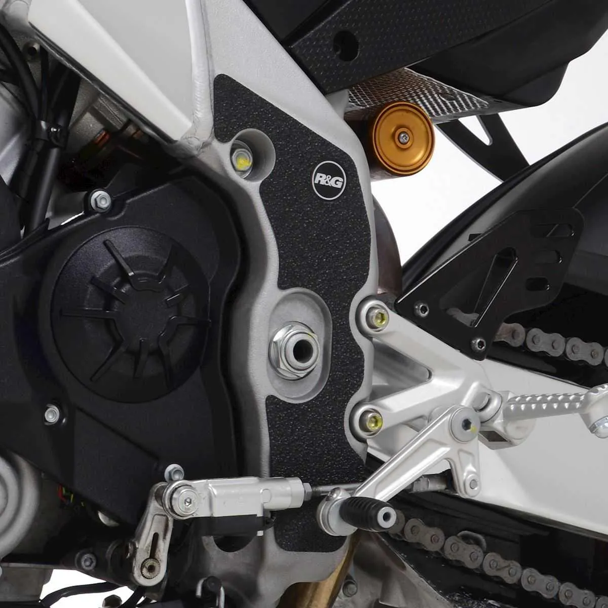 Produkt bilder Aprilia V4 Tuono 1100 Factory 21  / Rsv4 1100 Factory 21  Boot Guard 2 Piece Left  Right Side Frame