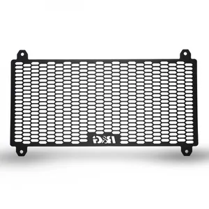 Pro Radiator Guard Black   Kawasaki Z650rs 22  Z650 17  Ninja 650 17 