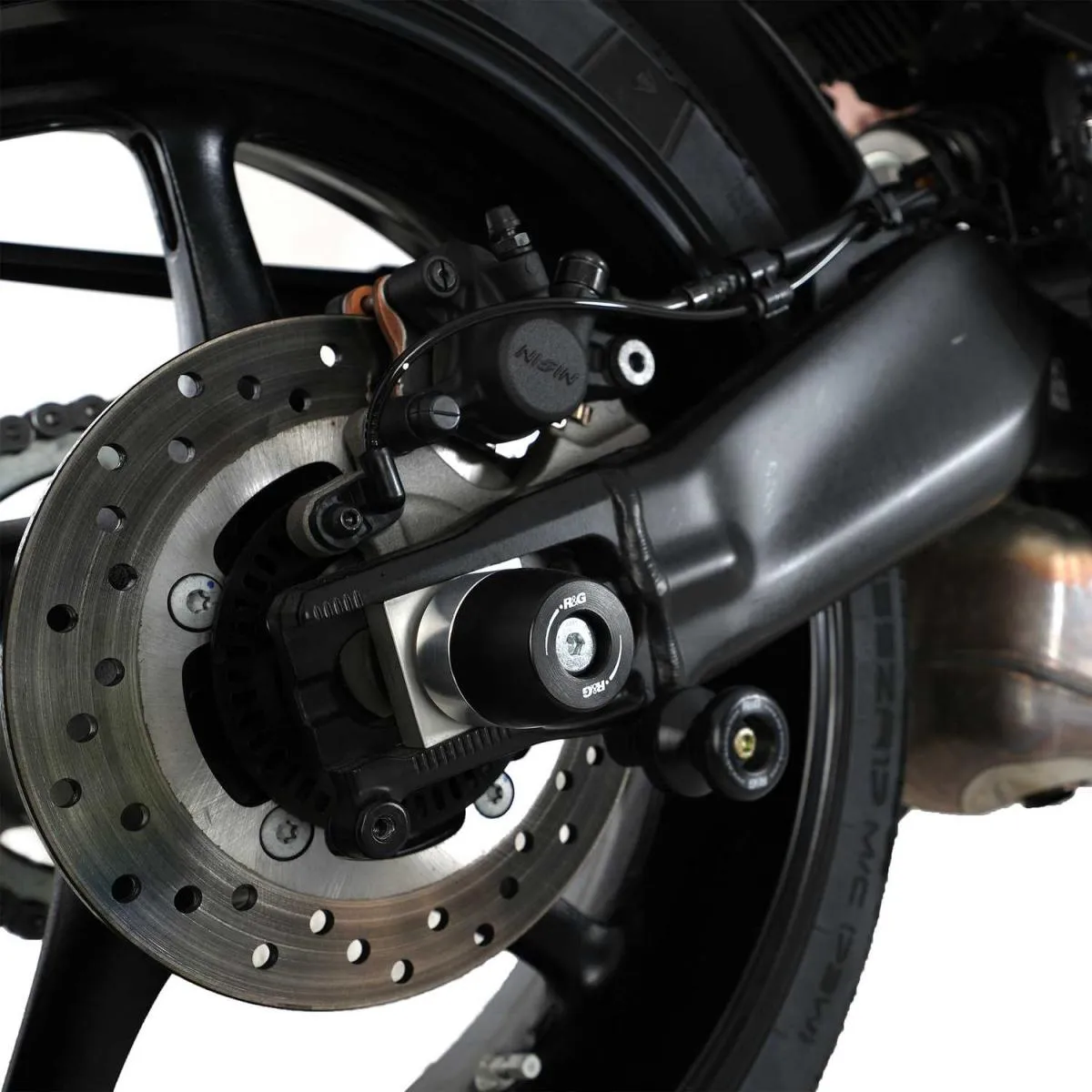 Produkt bilder Swingarm Protectors Apex Yamaha Yzf R9 25  / Mt 09 Sp 21  / Tracer 9 Gt 21  / Xsr900 Gp 22 