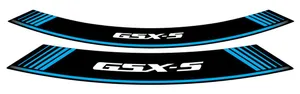 Kit 8 Rim Strips Gsxs C/Blue