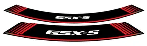 Kit 8 Rim Strips Gsxs C/Red