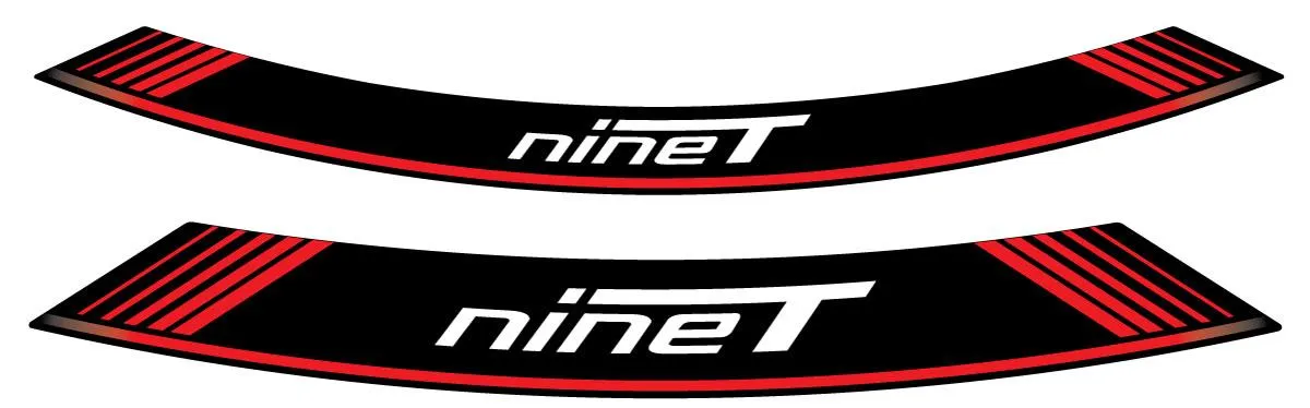 Produkt bilder Kit 8 Rim Strips R Nine T C/Red