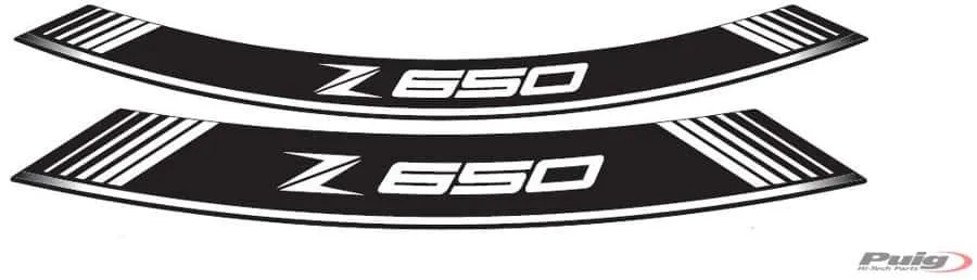 Produkt bilder Kit 8 Rim Strips Z650 C/White