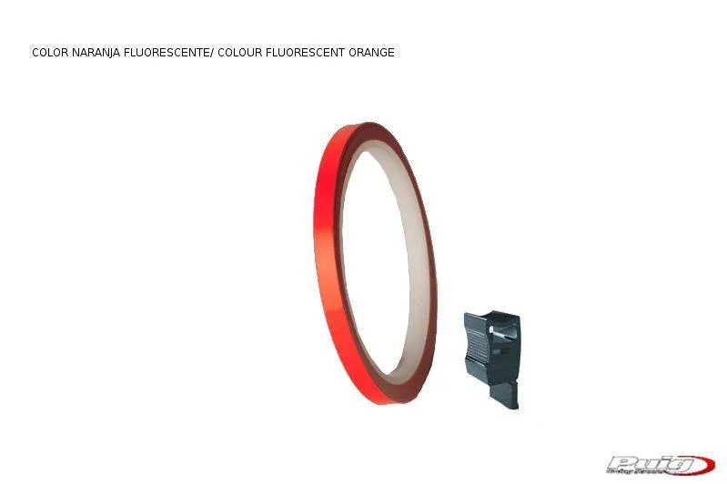 Produkt bilder Rim Strip 6 Metersaplicator C/Orange Fluorescent
