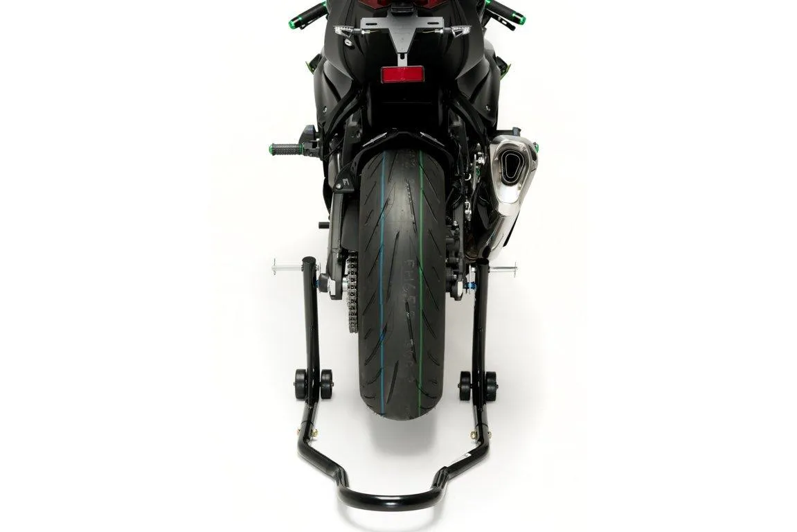 Produkt bilder Stand Padoock Support Rear Whit Hooks C/Black