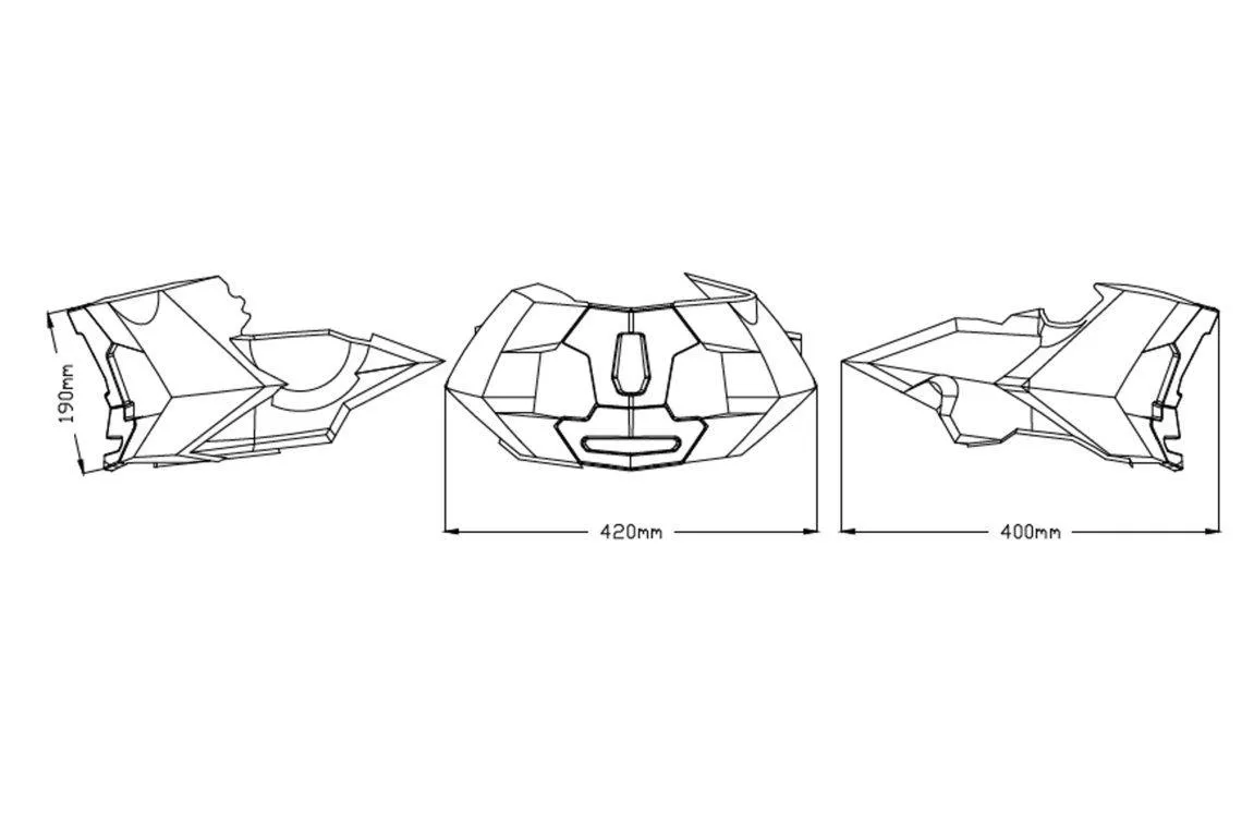 Produkt bilder Engine Spoiler Ktm 790 Duke 18 C/Matt Black