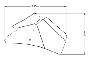 Kit Deflectors Sup. Ktm 1090/1290 C/Transp.