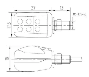 Turn Light Mod. Chip Homol. C/Black