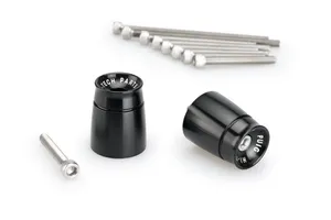 Bar End Aluminum Mod.Sport Suzuki C/Black