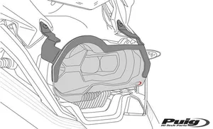 Headlight Protector Bmw R1300gs 23  C/Clear