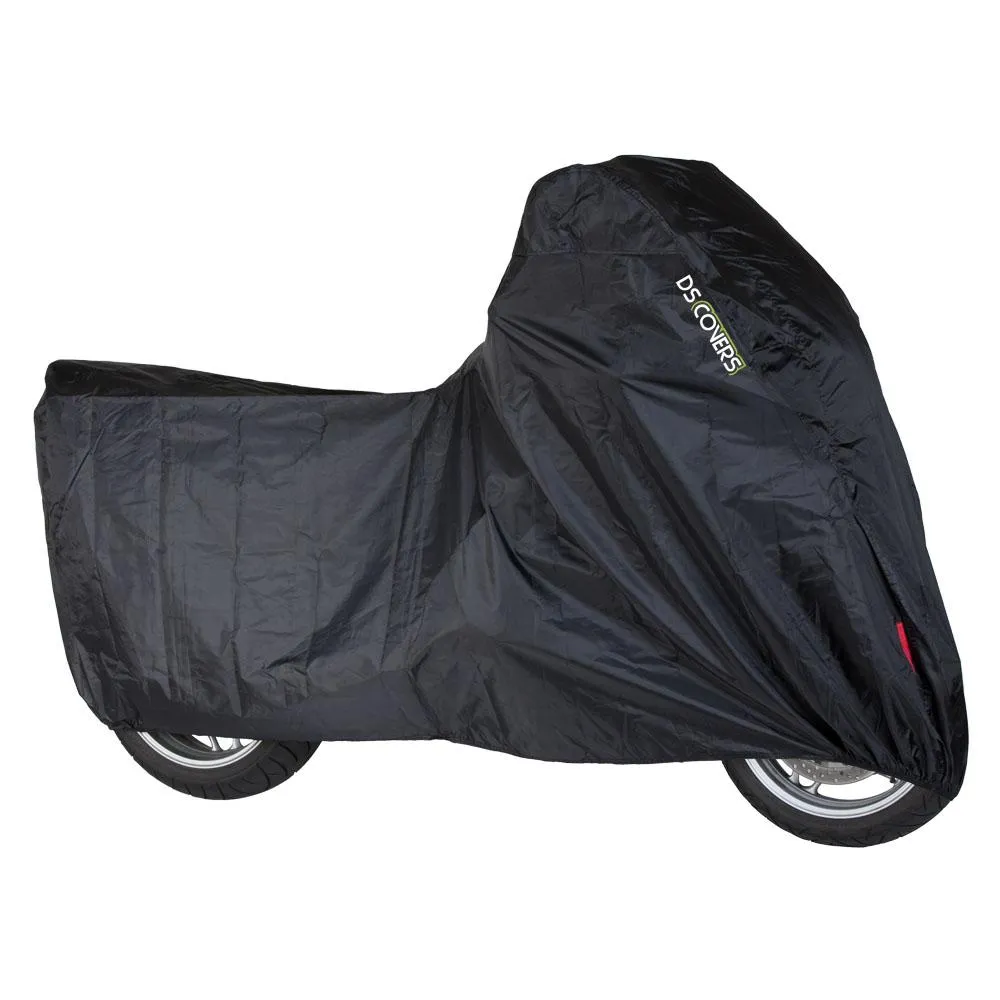 Delta Motorcycle Cover Color: Black Size: L. Dimensions Length: 229 Cm Width: 99 Cm Height: 125 Cm