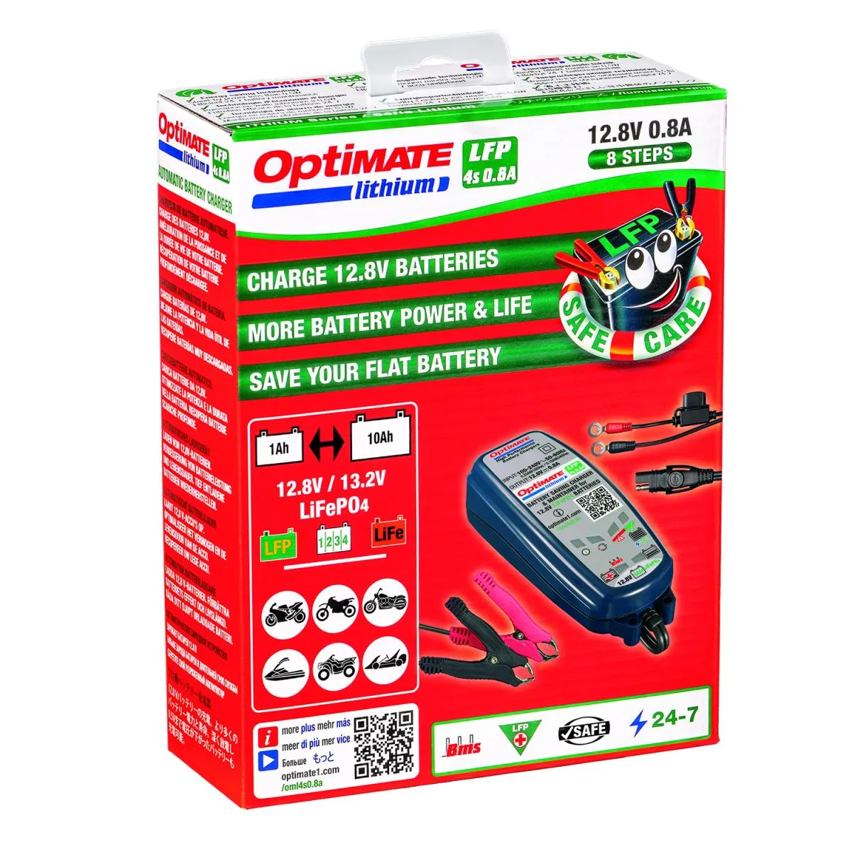 Produkt bilder Optimate Lithium 4s 0.8a