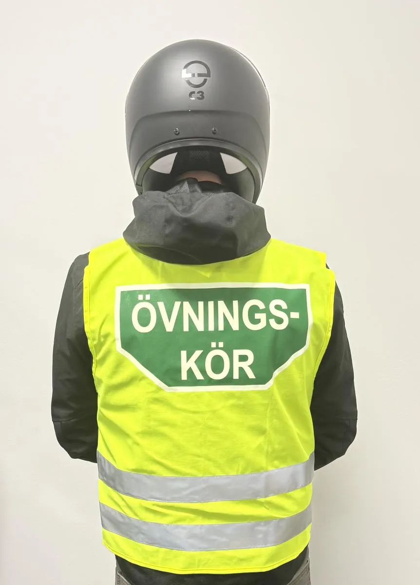 Produkt bilder övningskörningsväst L/Xl