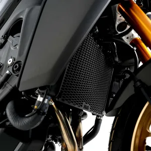 Pro Radiator Guard Black Yamaha Mt 09 Sp 21 23 / Tracer 9 Gt 21 24 / Xsr900 Gp 22 