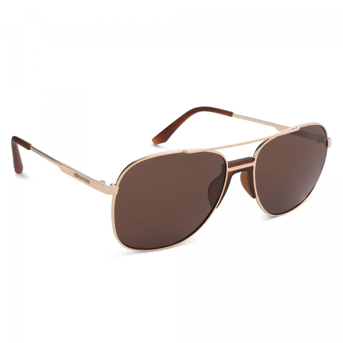 Produkt bilder Oxford Force One Gold Metal Frame Brown Lens Sunglasses