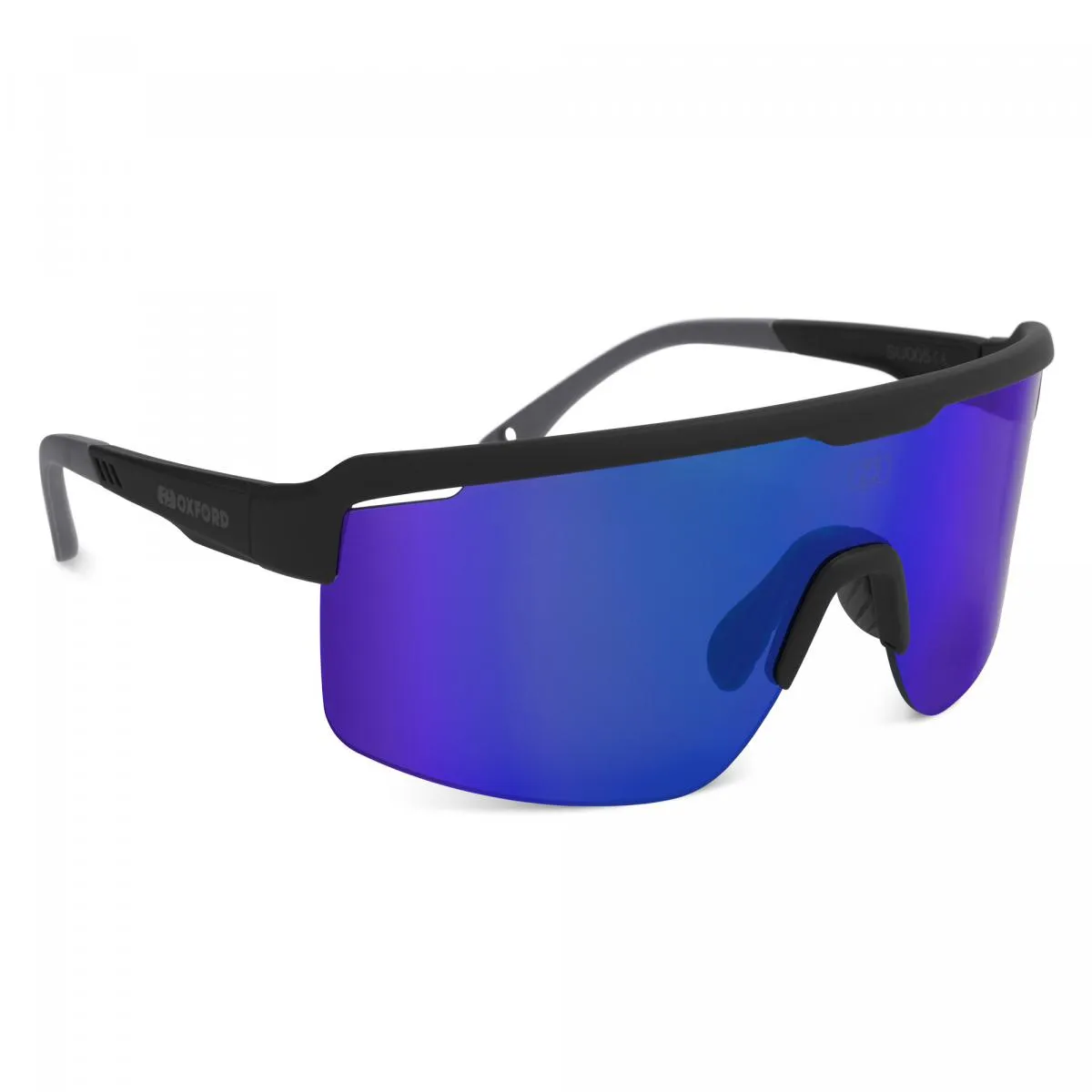 Produkt bilder Oxford Pave Black Frame Blue Mirror Lens Sunglasses
