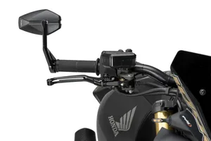 Handlebar End Mirror Mp25 L/Der./Izdo. C/Black