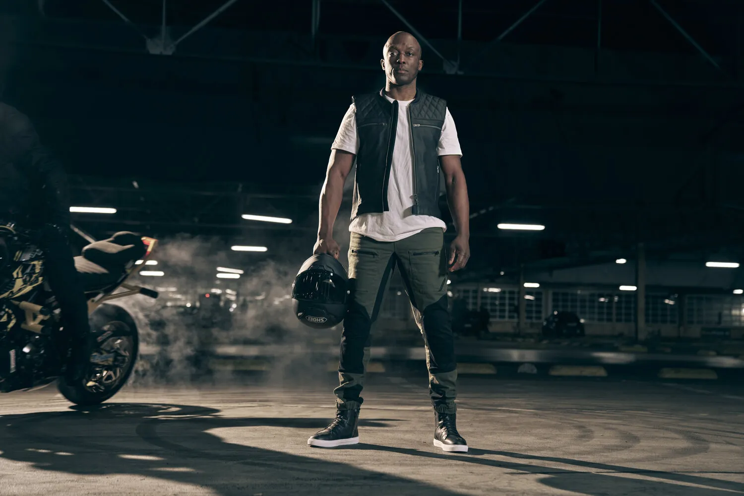 Produkt bilder Richa Dusk Gilet MC-väst Svart